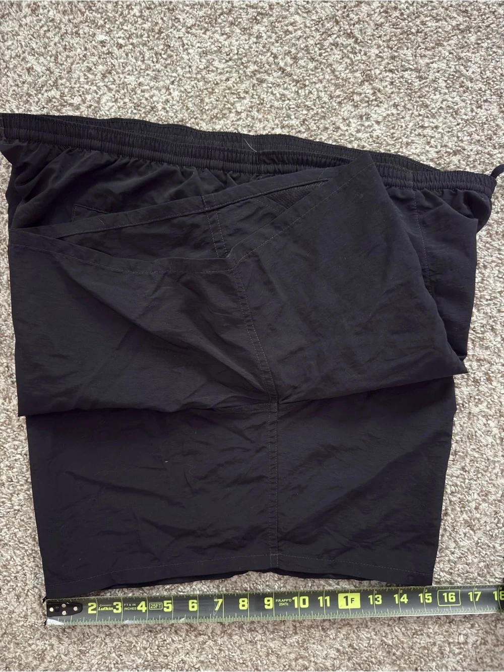 Patagonia Men's Baggies Shorts Black Size XXL Lined 5